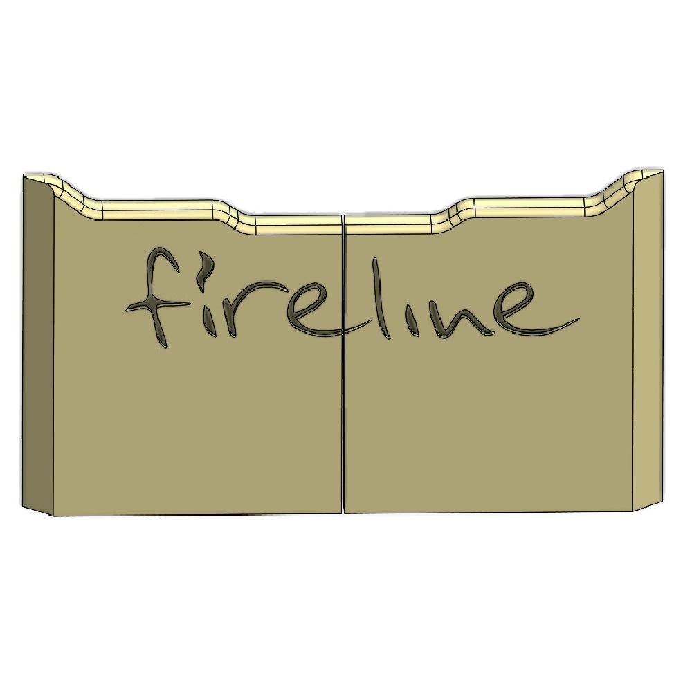 Fireline Inset 5 Wide REAR CERAMIC LINER